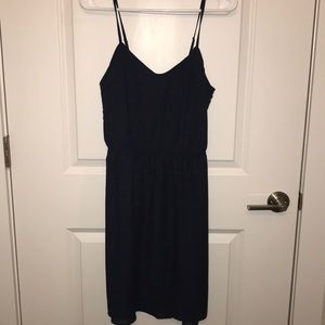 Navy blue summer dress